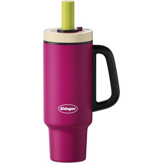 Tumbler with Handle and Straw Lid Insulated Tumblers Cups with Lids Straws Double Wall Vacuum Stainless Steel 40oz Tumbler Travel Mug Gifts for Men Women Him Her